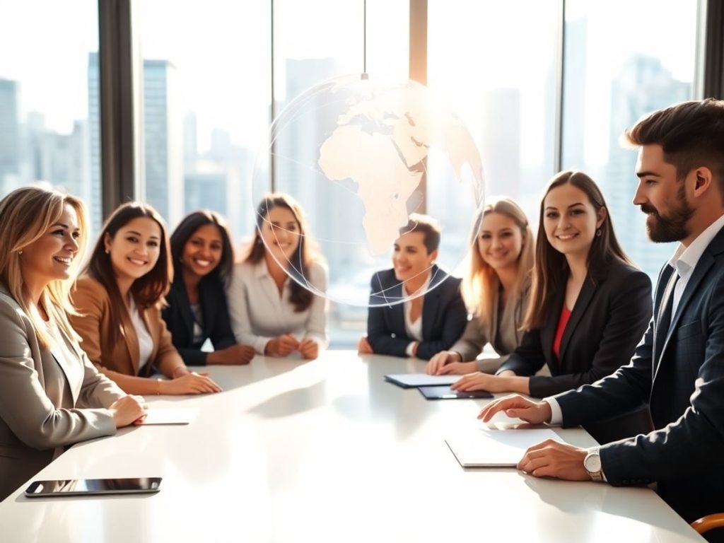 Oameni de afaceri, glob, conexiuni, succes, afaceri internaționale